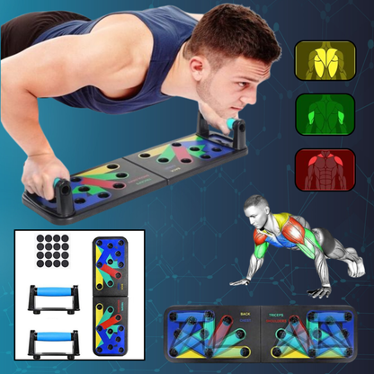 The Ultimate Upper Body Gear Collection: Push-Up Board, Hand Grip, Fingers Trainer